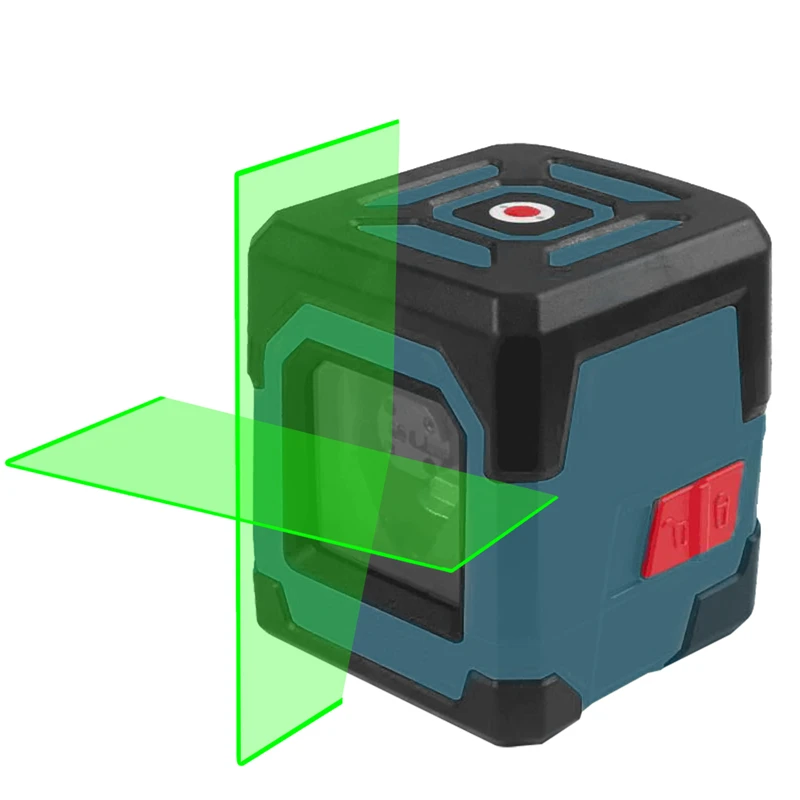 

Multifunctional LV1G 2 Lines Laser Level Large Window Leveling Tool with Sound Alarm Function Powerful Green Beam Laser Leve
