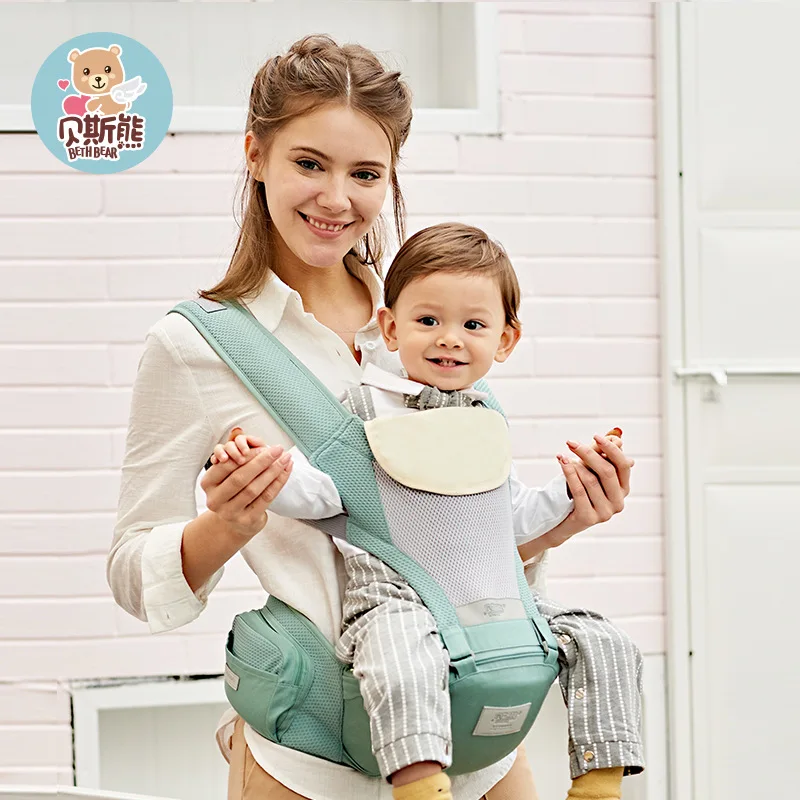 Ergonomic Baby Carrier Infant Kid Baby Hipseat Sling Front Facing Kangaroo Baby Wrap Carrier for Baby Travel 0-36 Months