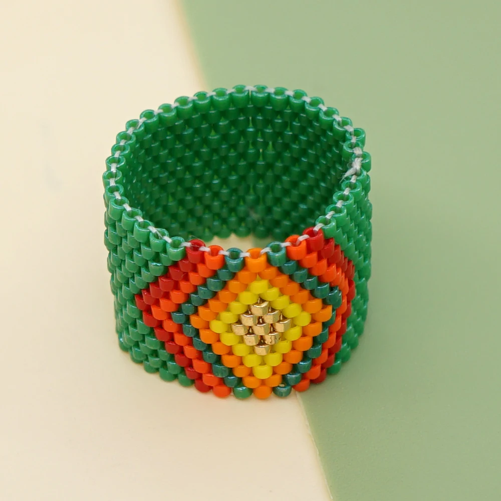 Go2Boho Miyuki бусы ручной работы Anillos Mujer женское кольцо трендовые кольца ювелирные
