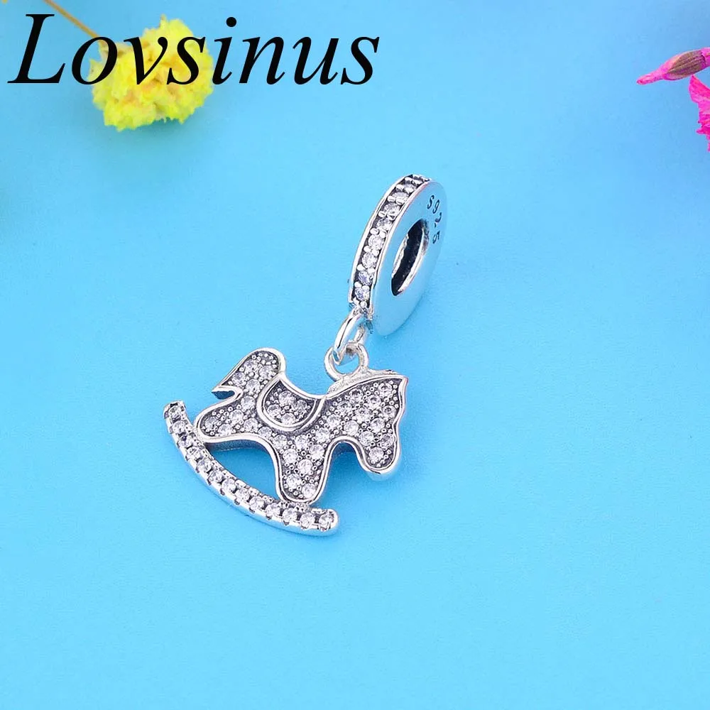 2019 летние реальные 925 стерлингового серебра Троянский конь талисман с