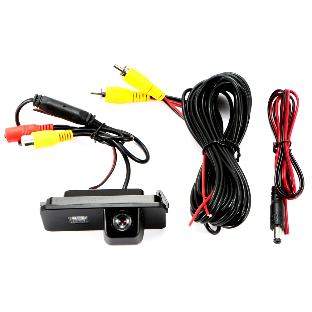 

1 Set for VW Polo 2C Bora Golf MK4 MK5 MK6 Beetle Leon Car Rear View Reverse Backup Camera Black Kit Universal Auto Accessories