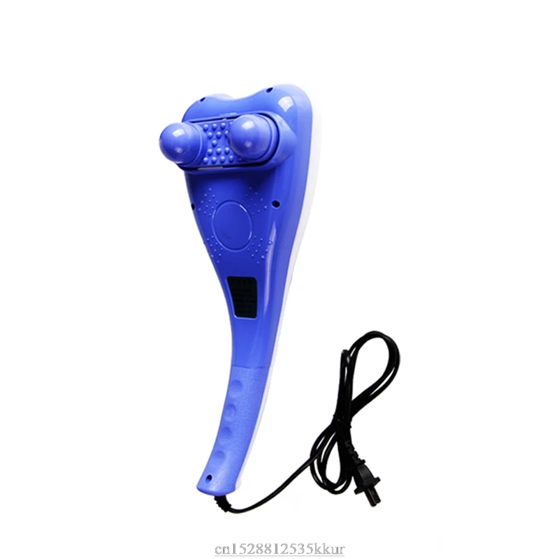 Электрическая массажная мини-палочка с двойной головкой 220 В палочка для шеи