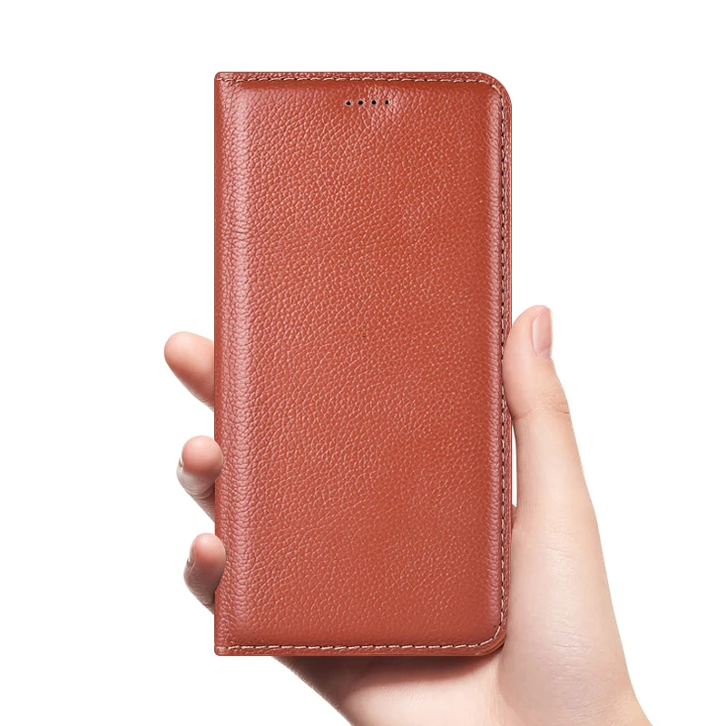 

Litchi grain Genuine Leather Case For Motorola E3 E4 E5 E6 E6S E7 Z Z2 Z3 Z4 Plus Play Force Flip Stand Phone Cover coque