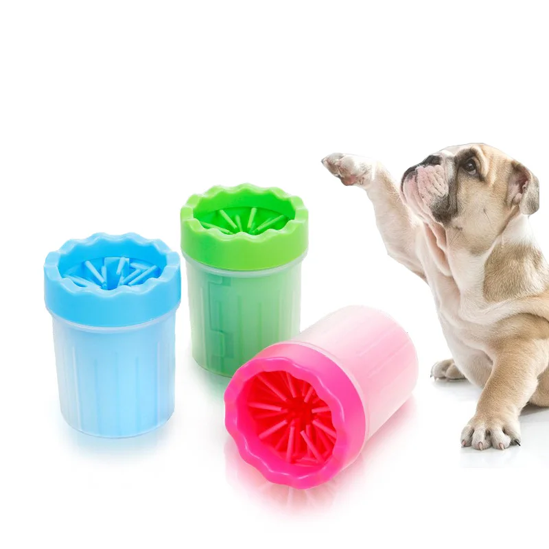 

New Pet Foot Washing Cup for Cats and Dogs Silicone Cleaning Washing and Scratching Cup Cleaner Fur Foot Cleaner Pet Supplies