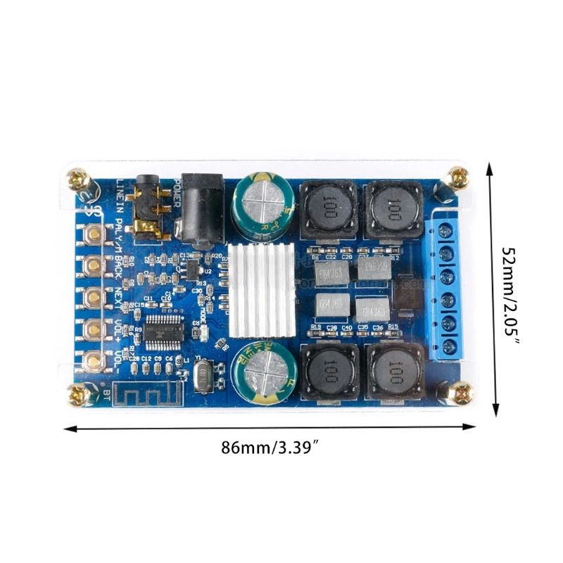 

2 Channel Audio Amplifier Board Suitable for Retrofit Speakers Bluetooth Speakers ZK-502B