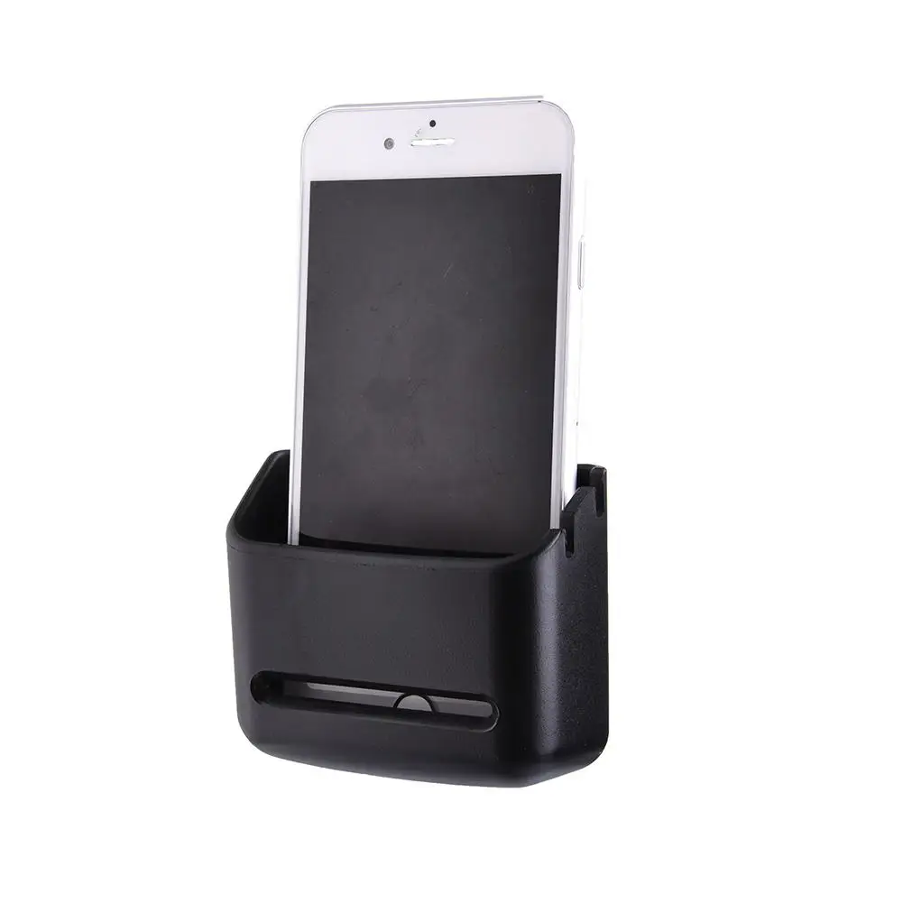 

Universal Car Phone Holder Bracket Soft PVC Car Storage Box Self-adhesive Phone Support Stand Box Interior Decoration