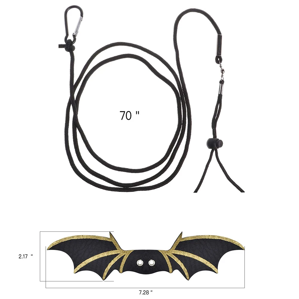 Новый Регулируемый бородатый поводок из кожи дракона с крутыми крыльями для