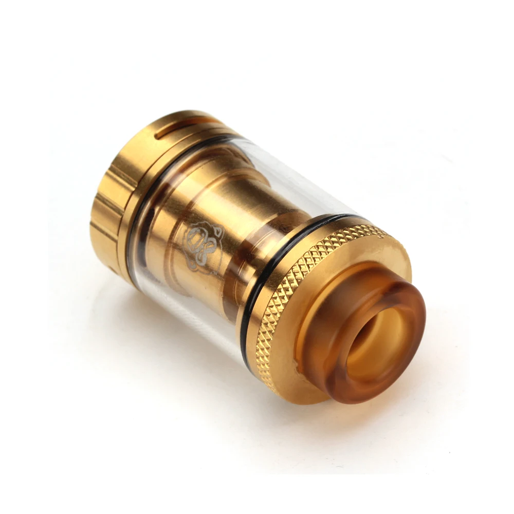 Атомайзер Coil Father SS RTA двойной 24 мм 3 мл стеклянная колба с верхней крышкой