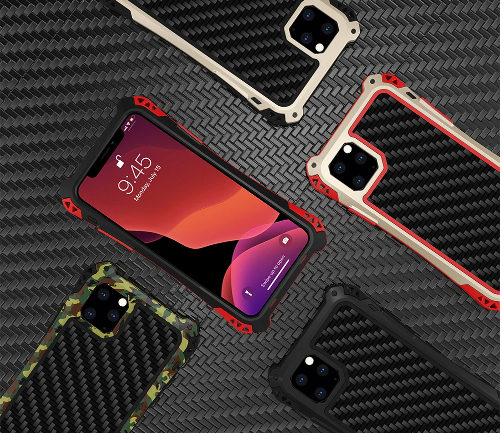 Металлический алюминиевый сверхпрочный бронированный чехол Doom для iPhone 11 iPhone 11 Pro Max чехол для iPhone 11 Pro Max Роскошный чехол