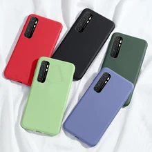 For Xiaomi Mi Note 10 Lite Case Soft Liquid Silicone Shockproof Bumper Cover Mi 10 T 10T Pro Phone Case For Xiaomi Mi 10T Lite