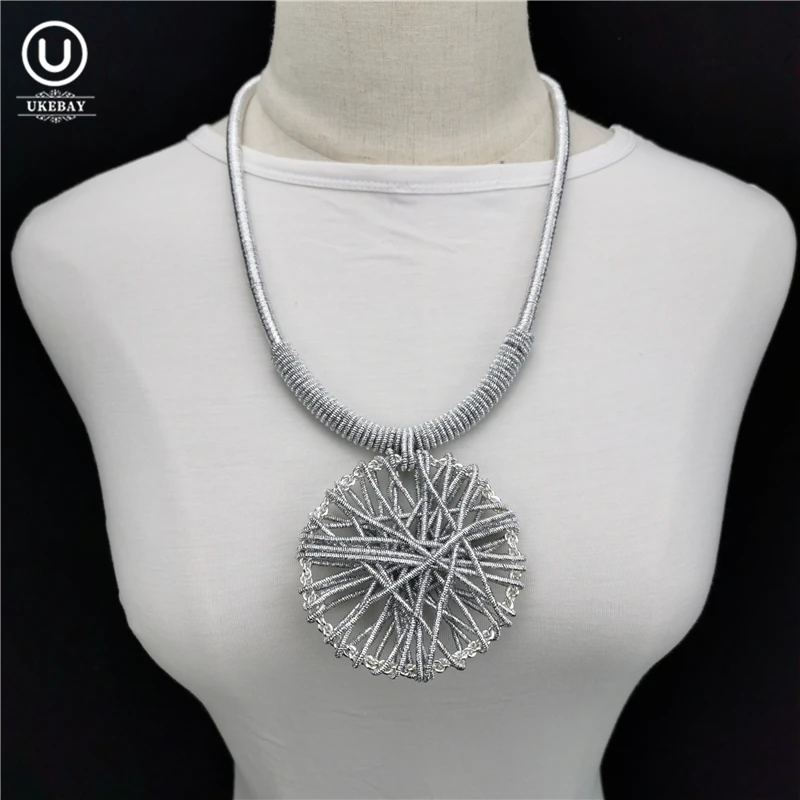 

UKEBAY New Designer Necklaces Handmade Pendant Necklace For Women Luxury Charm Choker Necklaces Match Clothes Jewelry Party Gift
