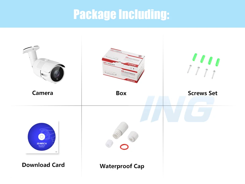Водонепроницаемая IP-камера с 3-мегапиксельным зумом H.265 2 8-12 мм 42 ИК-светодиода HD