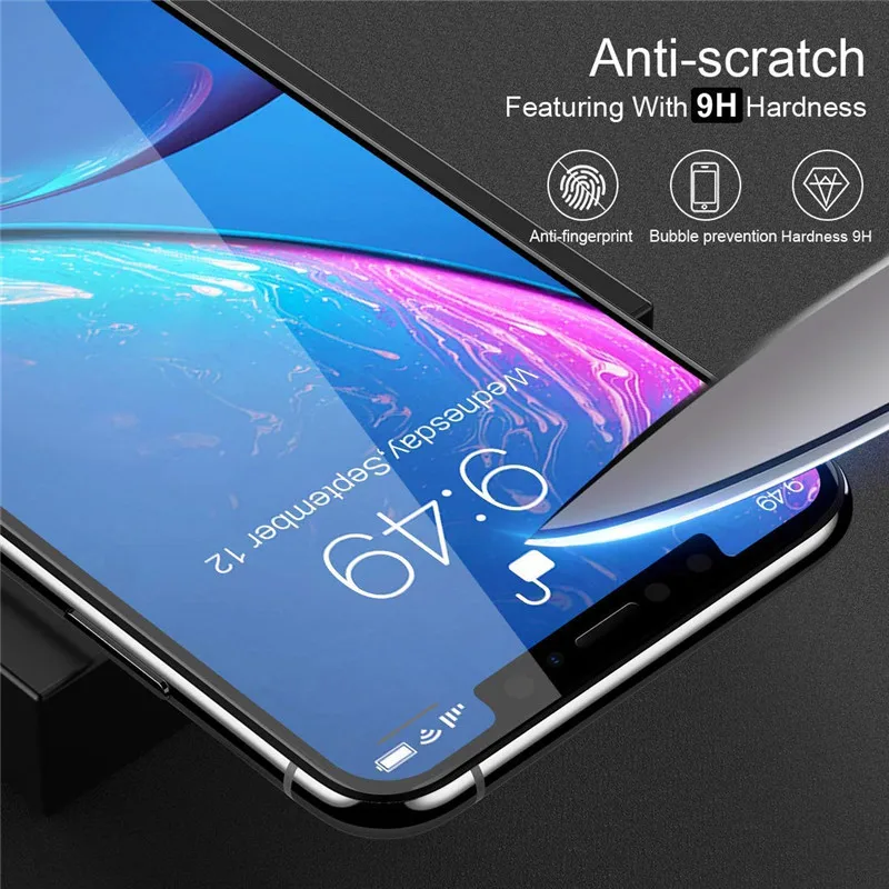 защитн стекл iphone 11 Защита для экрана из закаленного стекла 12 Pro Max аксессуары с