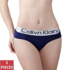 Женское нижнее белье с буквенным принтом Fan Sweet, спортивные бесшовные трусики с низкой посадкой, дышащие хлопковые трусики с промежностью, женское белье, 2 шт.