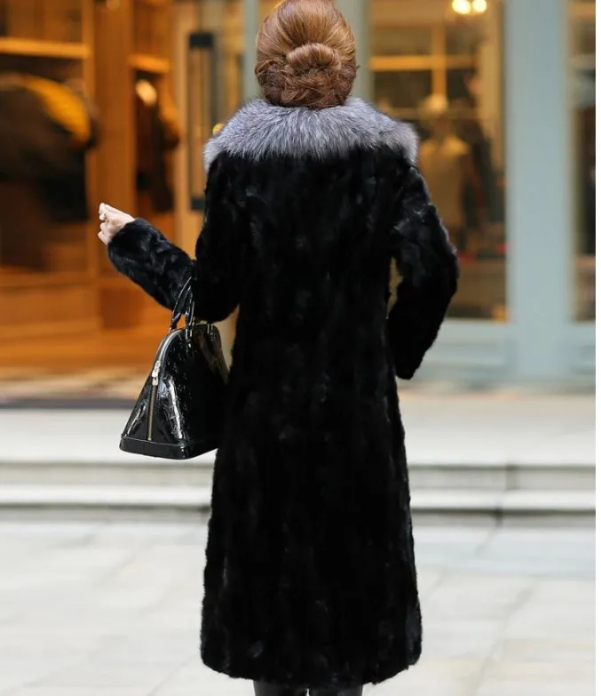Пальто из искусственного меха 2019 зимнее пальто для женщин искусственная лисица