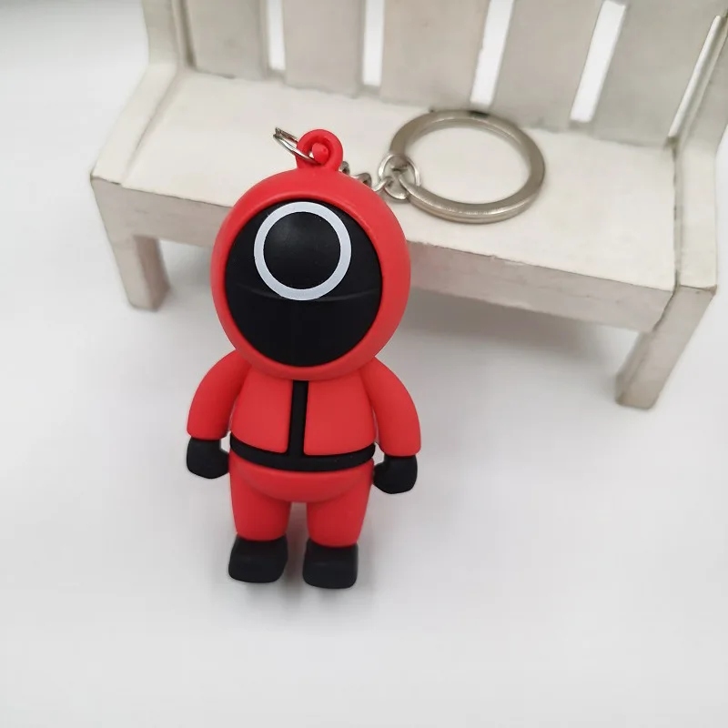 Брелок для ключей с 3d-рисунком из игры кальмар | Игрушки и хобби