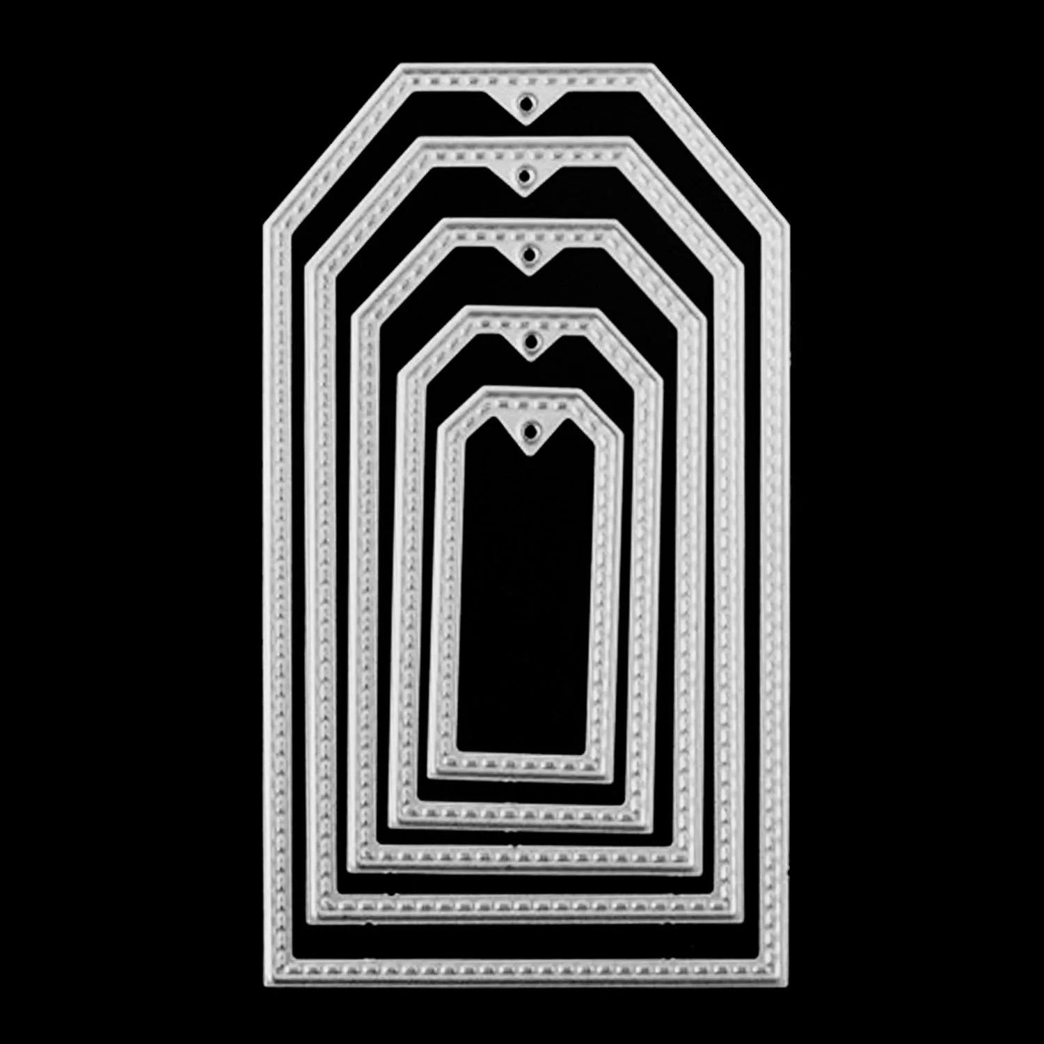 5 шт. кисти разных размеров Металл углерода Сталь бирка тиснение Трафаретный