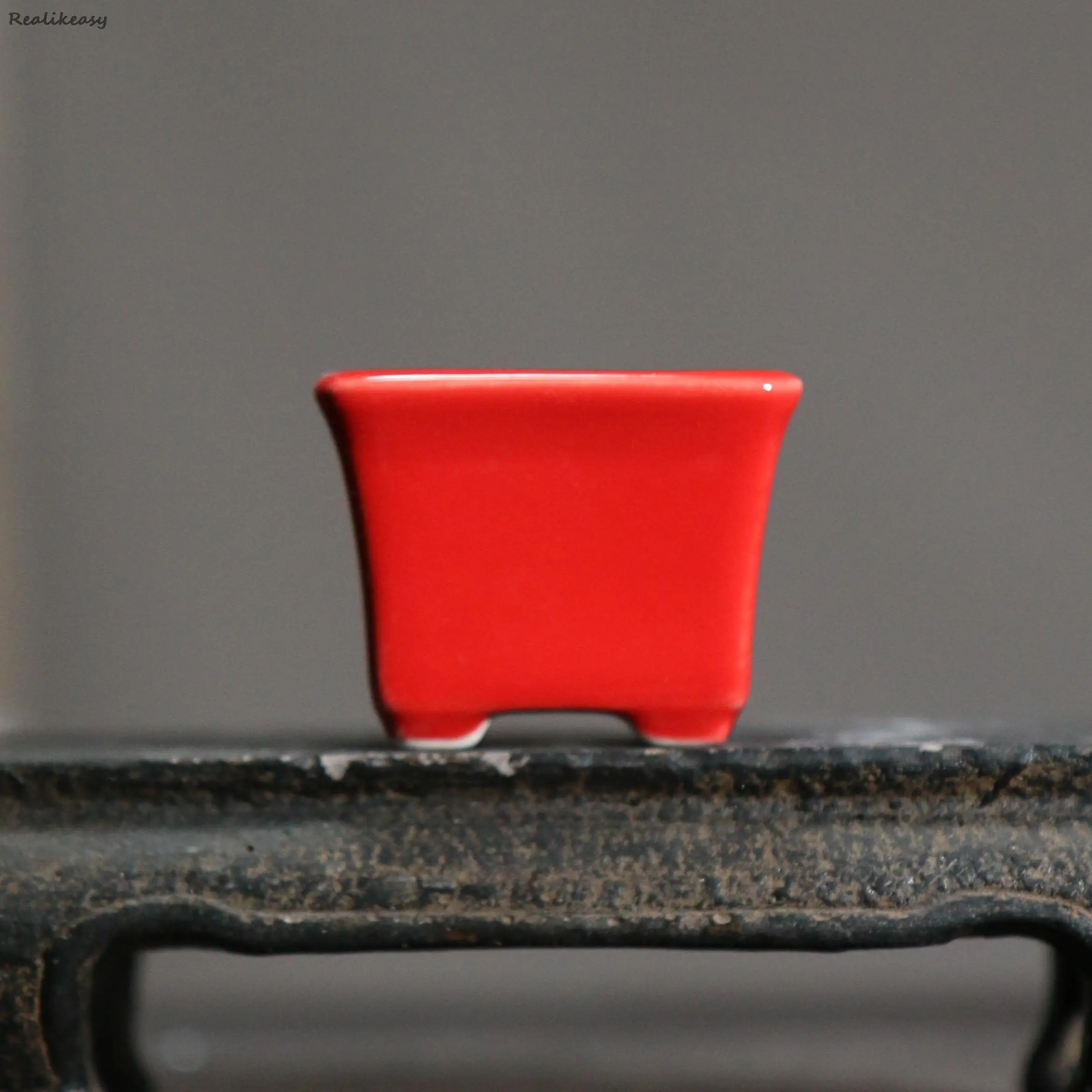 Китайский Фиолетовый Глиняный цветочный горшок керамический бонсай