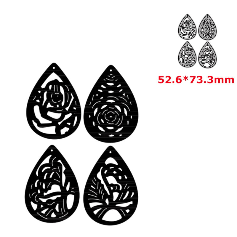 

metal cutting dies die cut mold floral drop decoration diy Scrapbook paper craft knife mould blade punch stencils dies