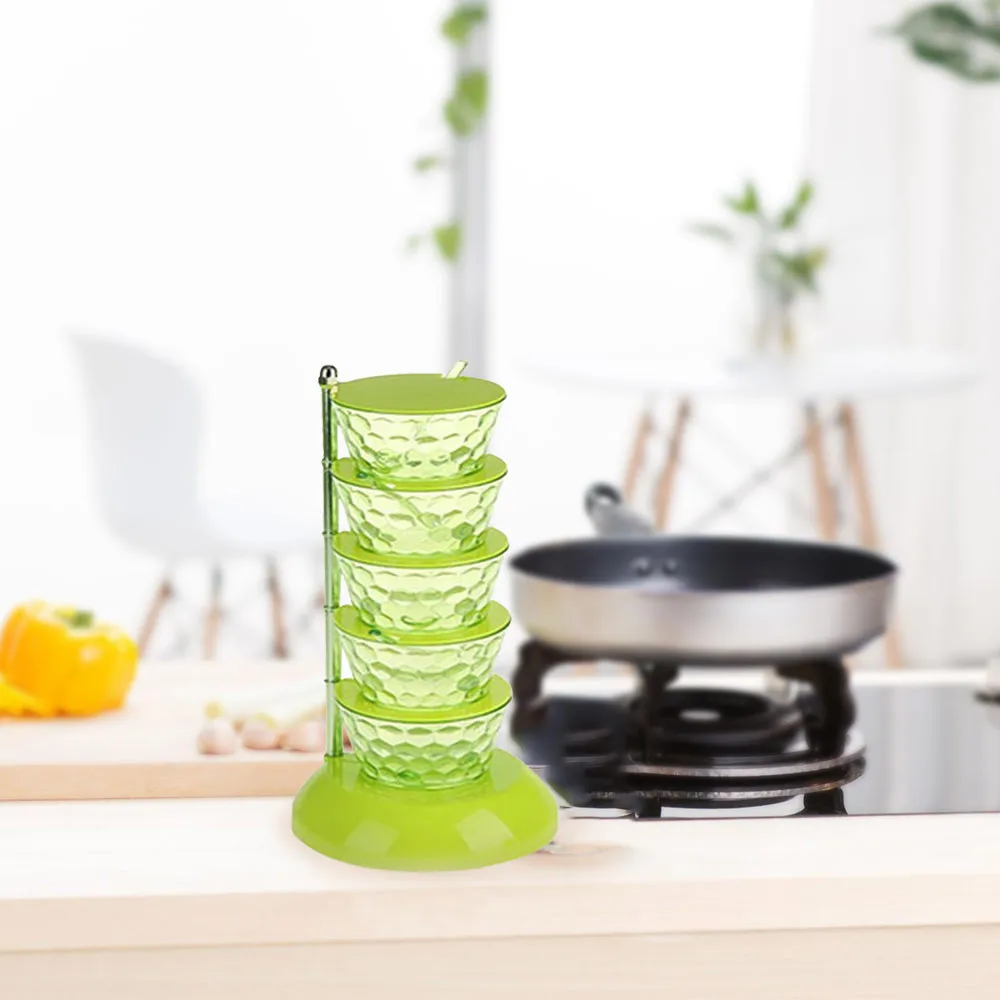 Кухонная Европейская Хрустальная вращающаяся коробка для приправ креативный