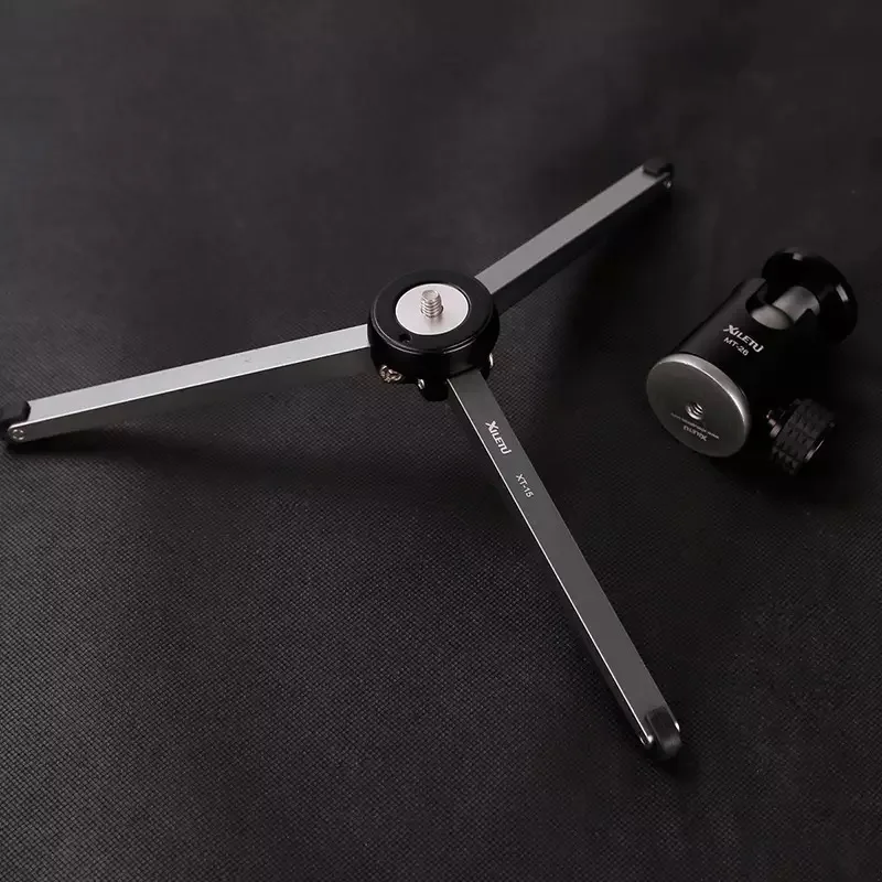 Настольный мини штатив XILETU легкий металлический с шаровой головкой на 360