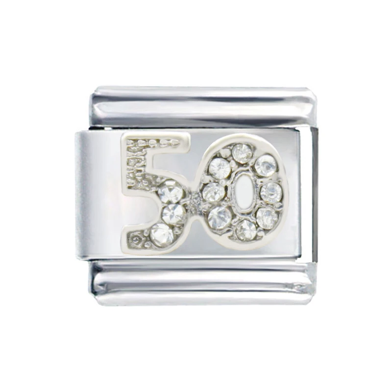 Классические ювелирные изделия из нержавеющей стали 9 мм модульные звенья