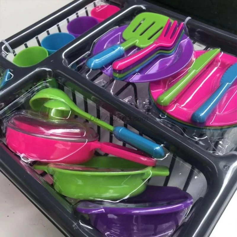 Игрушки 28 шт. детская кухонная тарелка игровой набор столовой посуды для кухни