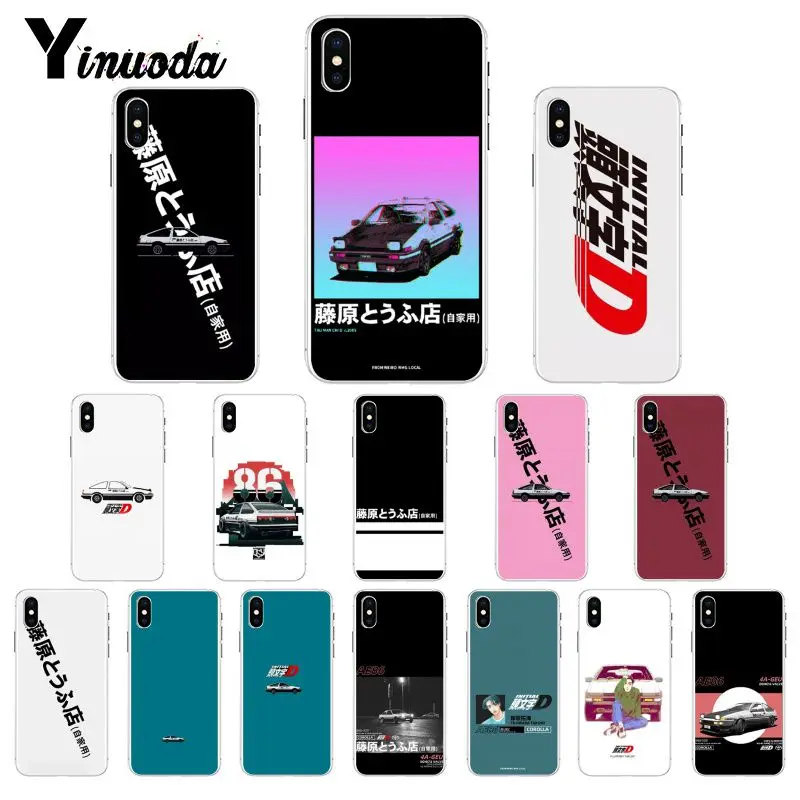 Yinuoda Initial D AE86 Новинка чехол для телефона Fundas iPhone 8 7 6 6S X XS MAX 5 5S SE XR 11 Pro Max | Мобильные