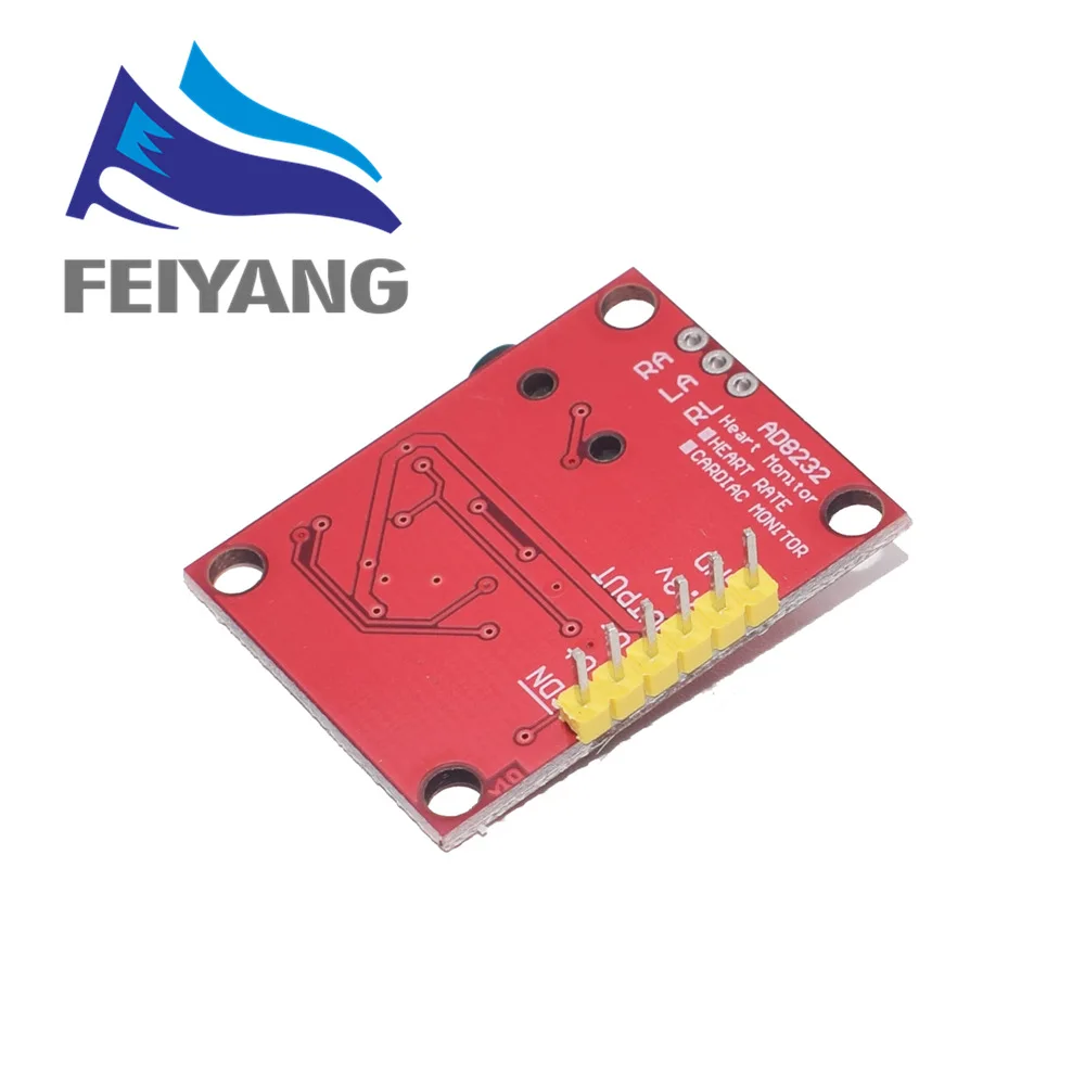 10 шт. модуль AD8232 Ecg AD8232 измерение показателей ЭКГ Пульс сердце ЭКГ мониторинг сенсор модуль комплект Diy