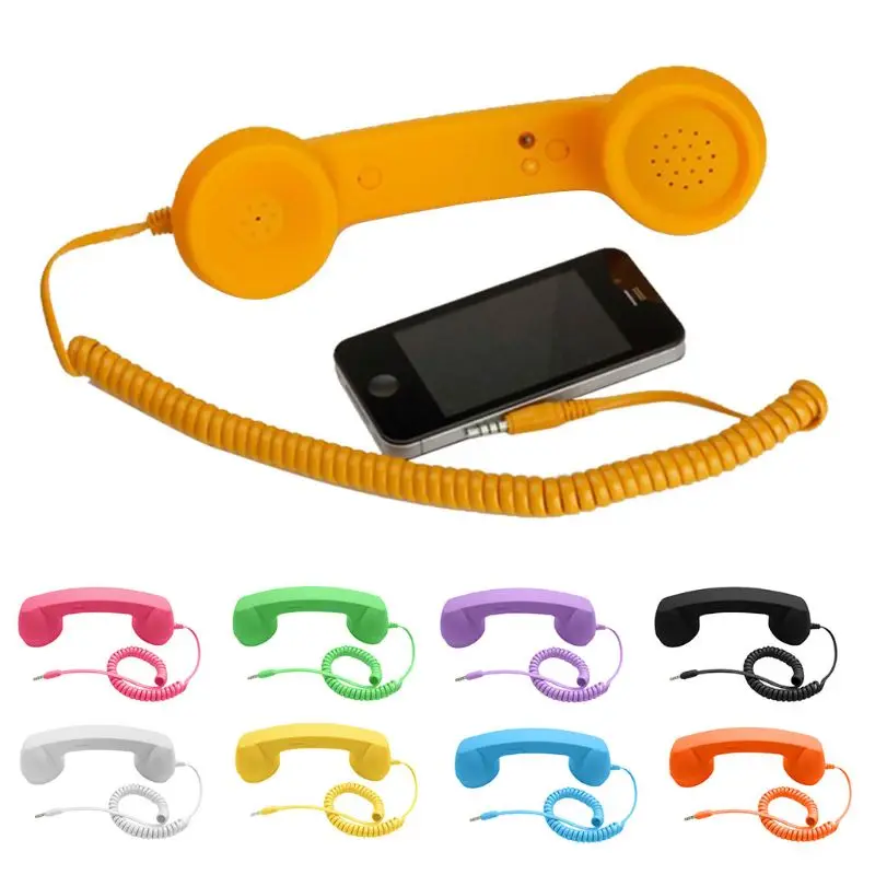 Универсальные ретро-наушники для телефонных звонков с защитой от излучения |