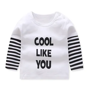ZWF1537 Spring Autumn Korea Style Children'S Birthday Gift Long Sleeve Cartoon Animal Print Kids Baby Boy Sweatshirt
