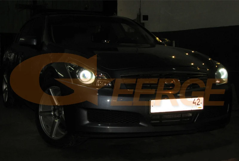 Для INFINITI G35 G37 2007 2008 2009 HID Ксеноновые фары отличные ультра яркие CCFL ангельские