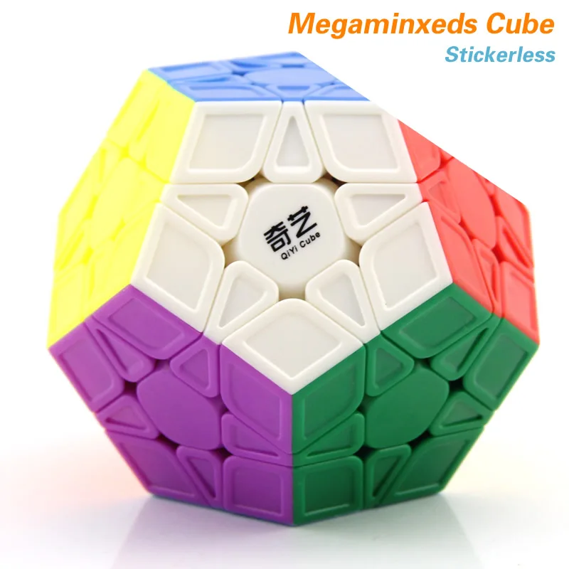 Megaminxeds-Color QiYi Pyraminxeds Megaminxeds SQ-1 Mastermorphix 3x3x3 магический куб, квадрат 1 Skewbes Pyramid speed Cube Пазлы игрушки подарок - Цвет: Megaminxeds-Color