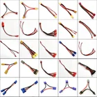 Вилка XT60 XT90 TPlug EC5 TRX JST, Параллельный разъем для аккумулятора, удлинитель кабеля, Y  O сплиттер, переходник с проводом AWG для RC FPV