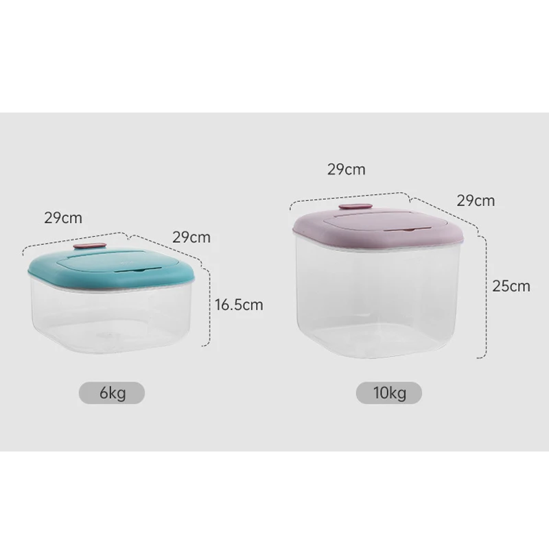 Контейнер для кухни 6 л герметичная банка с нанопокрытием от насекомых и влаги