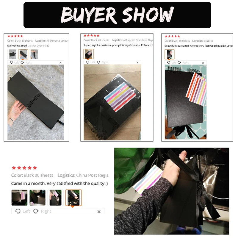 

60/80 Pages Photo Albums Scrapbook Paper DIY Craft Album Scrapbooking Picture Album for Wedding Anniversary Gifts Memory Books