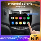 AWESAFE PX AI Голосовое Android auto CarPlay Автомагнитола Магнитола Мультимедиа автомобиля для (хендай солярис 2011-2016 For Hyundai Solaris Accent GPS Android аудио трекер навигатор 2 DIN 2 дин Автомагнитолы