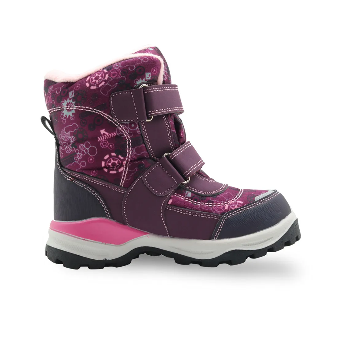 Зимние ботинки для девочек Детские водонепроницаемые теплые шерстяные