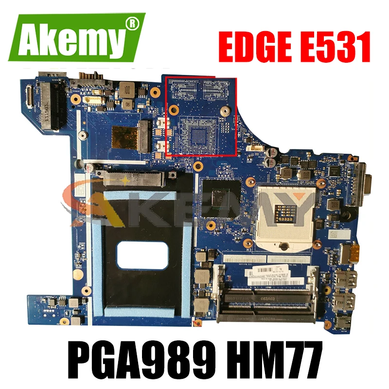 

Akemy VILE1 NM-A043 материнская плата для ноутбука Lenovo ThinkPad E431 Материнская плата ноутбука PGA989 HM77 DDR3 100% тесты работы