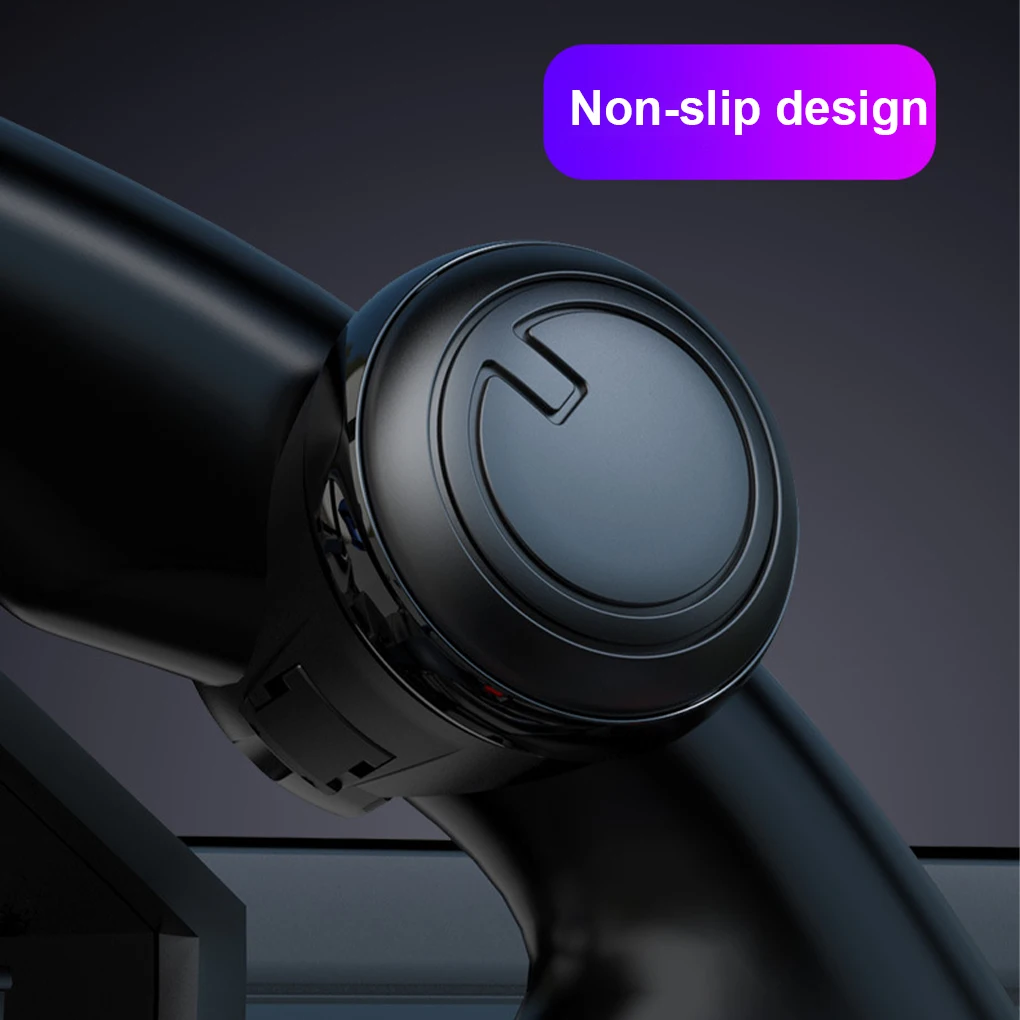 

Turning Steering Wheel Booster Spinner Knob 360 Degree Rotation Metal Bearing Power Handle Ball Shaped