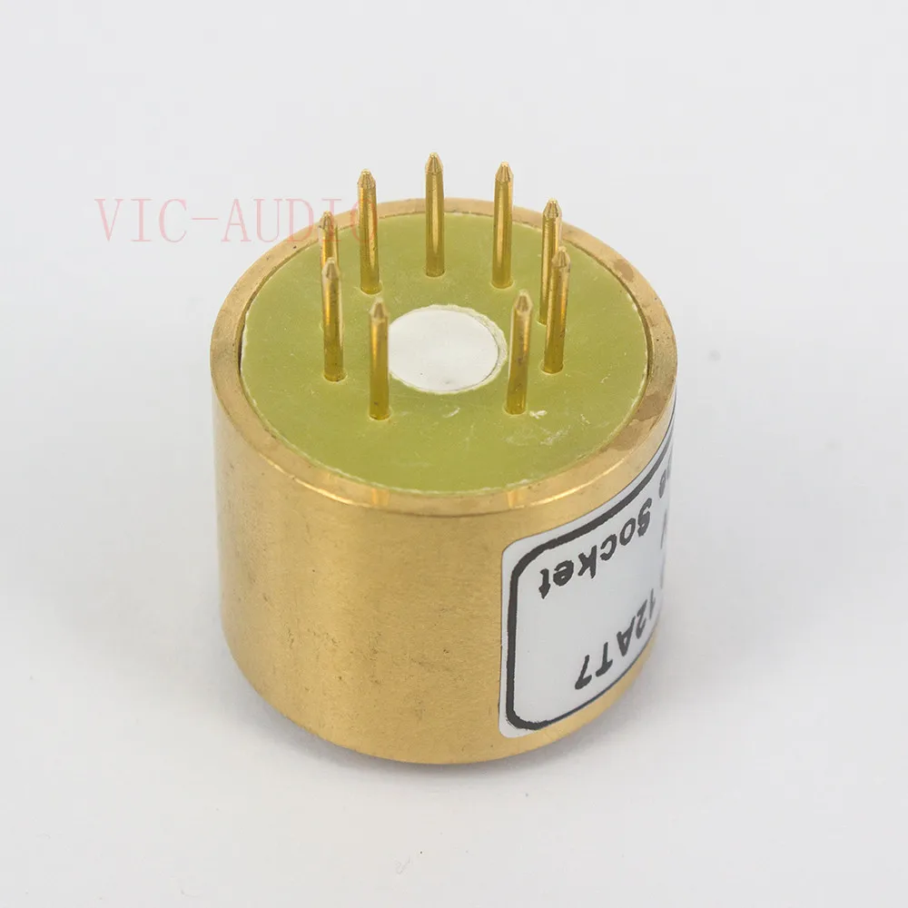 1 шт. ECC40 до 12AX7 12AT7 ECC83 ECC82 12AU7 6 3 В) 8Pin 9PinTube DIY звуковая вакуумная трубка адаптер