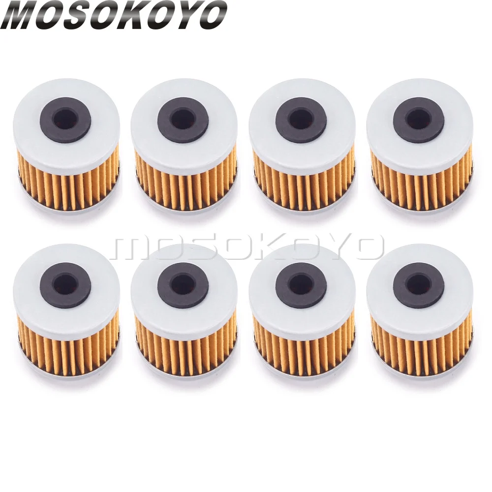 

8x Oil Filter For Honda CB50R TRX125 ATC125M Piranha 150 Daytona Anima 150-190 4V Lifan 150 FOURTRAX Pit Bike Engine Oil Cleaner