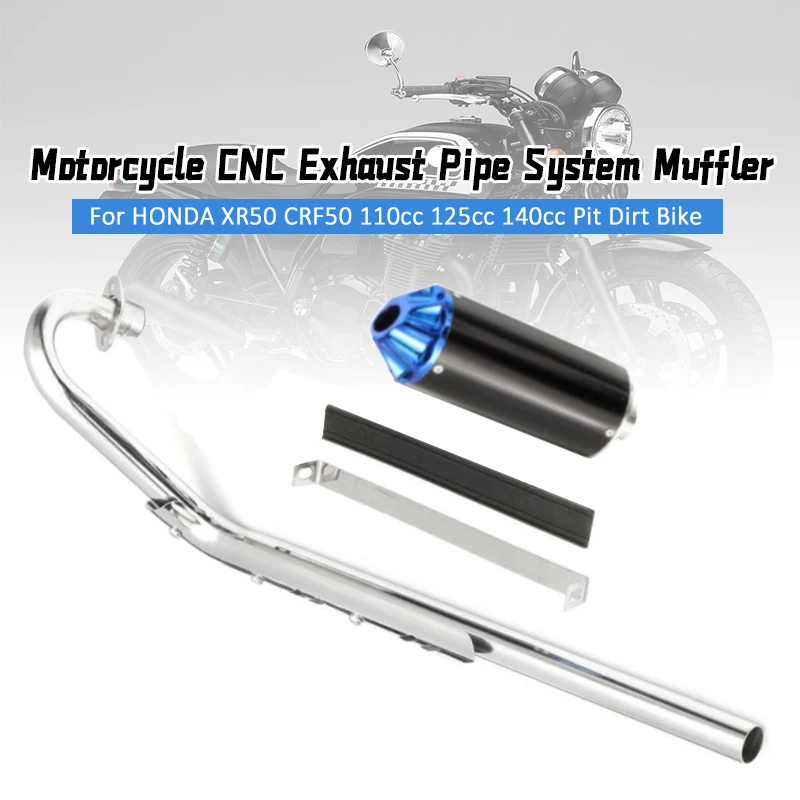 

Motorcycle CNC Exhaust Pipe System Muffler For HONDA XR50 CRF50 110cc 125cc 140cc Pit Dirt Bike