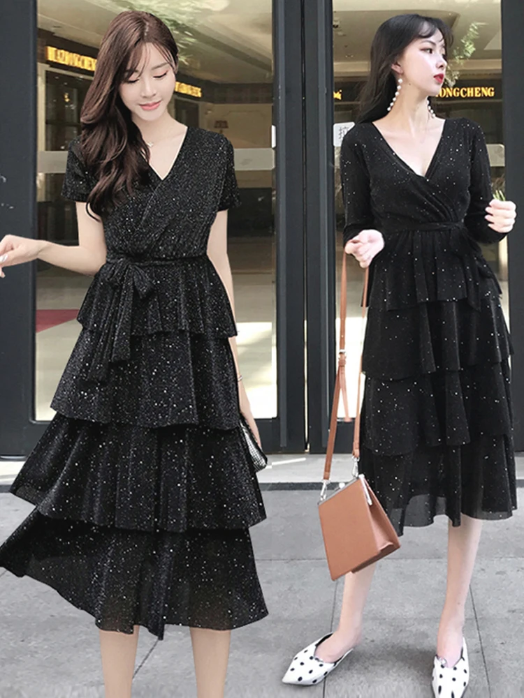 Платье для беременных летнее новое платье кормящих матерей Одежда Сетчатое с