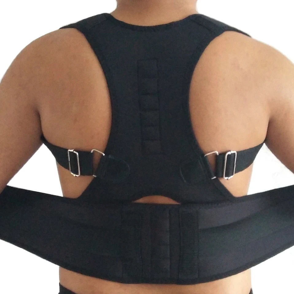 

Profesional Adjustable Magnetic Back Chest Support Belt Posture Corrector Shoulder Brace Tape Posture Correct Orthotics Corset