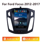 2din 10,1 дюймов Android 9. 0 2 + 32G Автомагнитола стерео головное устройство GPS для Ford Focus 3 Mk 3 2011 2012 2013 2014 2015  2017
