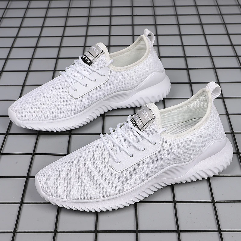 PULOMIES мужские теннисные туфли светильник Обувь с дышащей сеткой кроссовки для