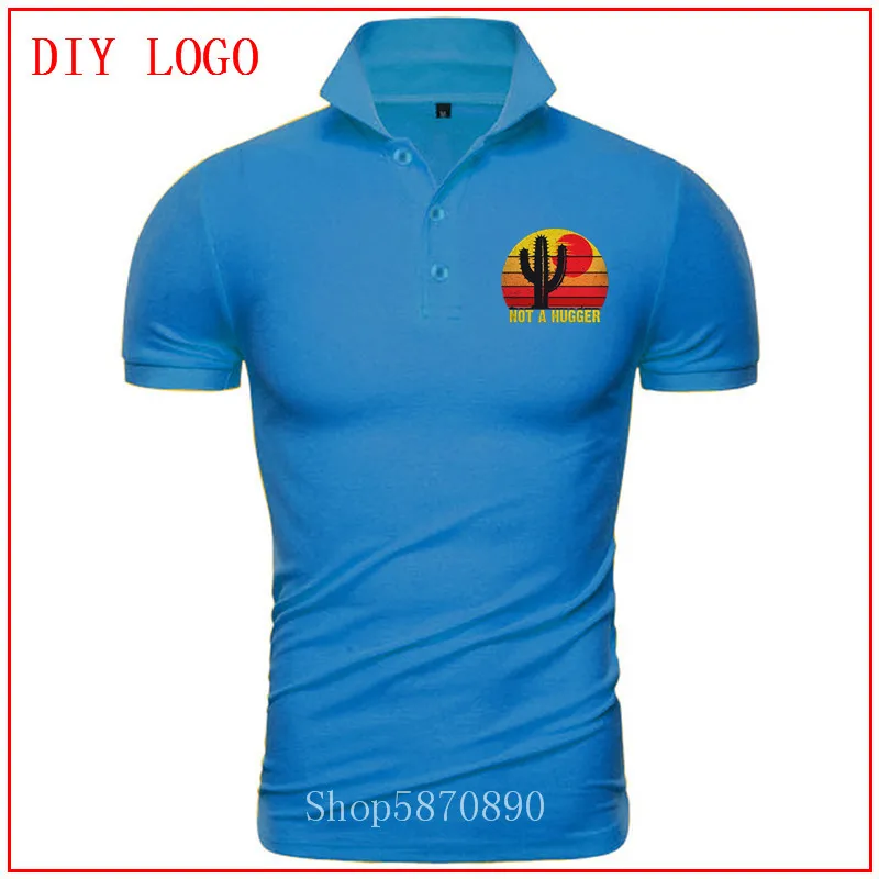 2020 винтажные рубашки поло не хуггеры забавная желтая футболка С КАКТУСОМ Ретро с