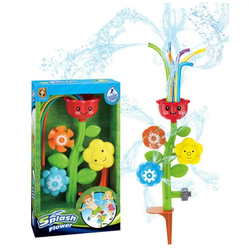 

Kids Flower Sprinkler Water Spray Toy for Lawn Yard Splash Outdoor Summer Fun Gift