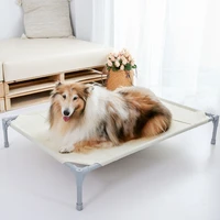 outdoor dog kennel pet bed for all seasons bite resistant moisture proof removable and washable elevated bed